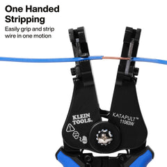 Klein Tools en uso pelando cable, rapidez y consistencia