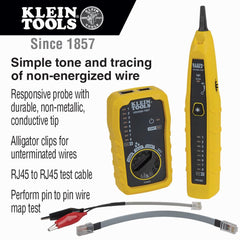 Klein Tools sonda con punta conductiva y luz para localizar tono en áreas oscuras