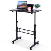 KLSMYHOKI vista frontal del escritorio móvil que maximiza la ergonomía