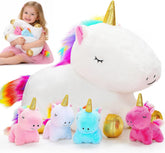KMUYSL mamá unicornio frontal mostrando diseño adorable y abrazo seguro