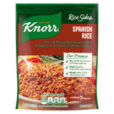 Knorr Spanish Rice vista frontal del paquete, presentación clara y lista rápida