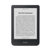 Kobo Clara BW vista frontal con pantalla nítida y lectura cómoda