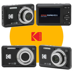 KODAK PIXPRO FZ55 pantalla LCD 2.7 pulgadas para componer y revisar fotos