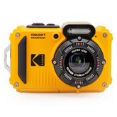 KODAK PIXPRO WPZ2 frontal mostrando controles y pulgar de usuario