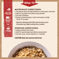Kodiak Peak avena preparada en taza lista para consumir y energizar