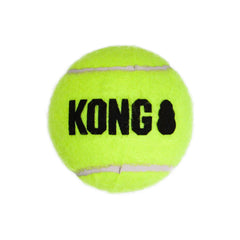 KONG perro corriendo recuperando pelota SqueakAir para ejercicio activo