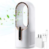 KONSIDEN vista frontal del ventilador sin aspas con diseño seguro