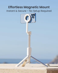 KraftGeek close-up de imanes N52 que ofrece sujeción segura para iPhone