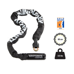 Kryptonite Keeper 785 asegurando bicicleta a poste, uso urbano confiable