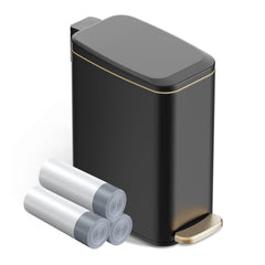 KSSKSS vista frontal del cubo negro, diseño slim que ahorra espacio
