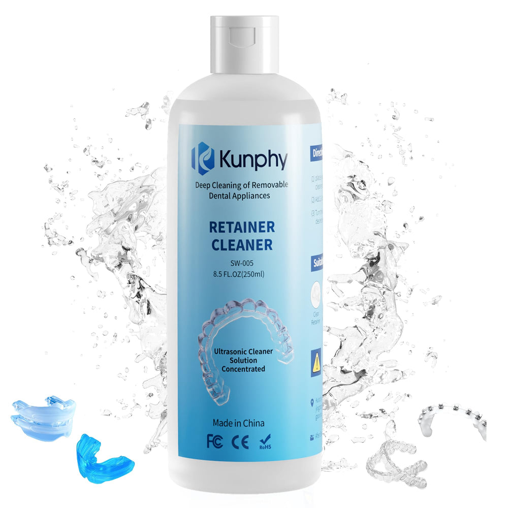kunphy frente del envase 8.5oz mostrando limpieza profesional