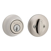 Kwikset cerrojo 660 frontal satin nickel, apariencia segura y elegante