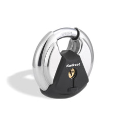 Kwikset candado frontal acero inoxidable, protección duradera exterior