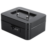 KYODOLED vista frontal de la caja metálica con cerradura y asa, protección práctica