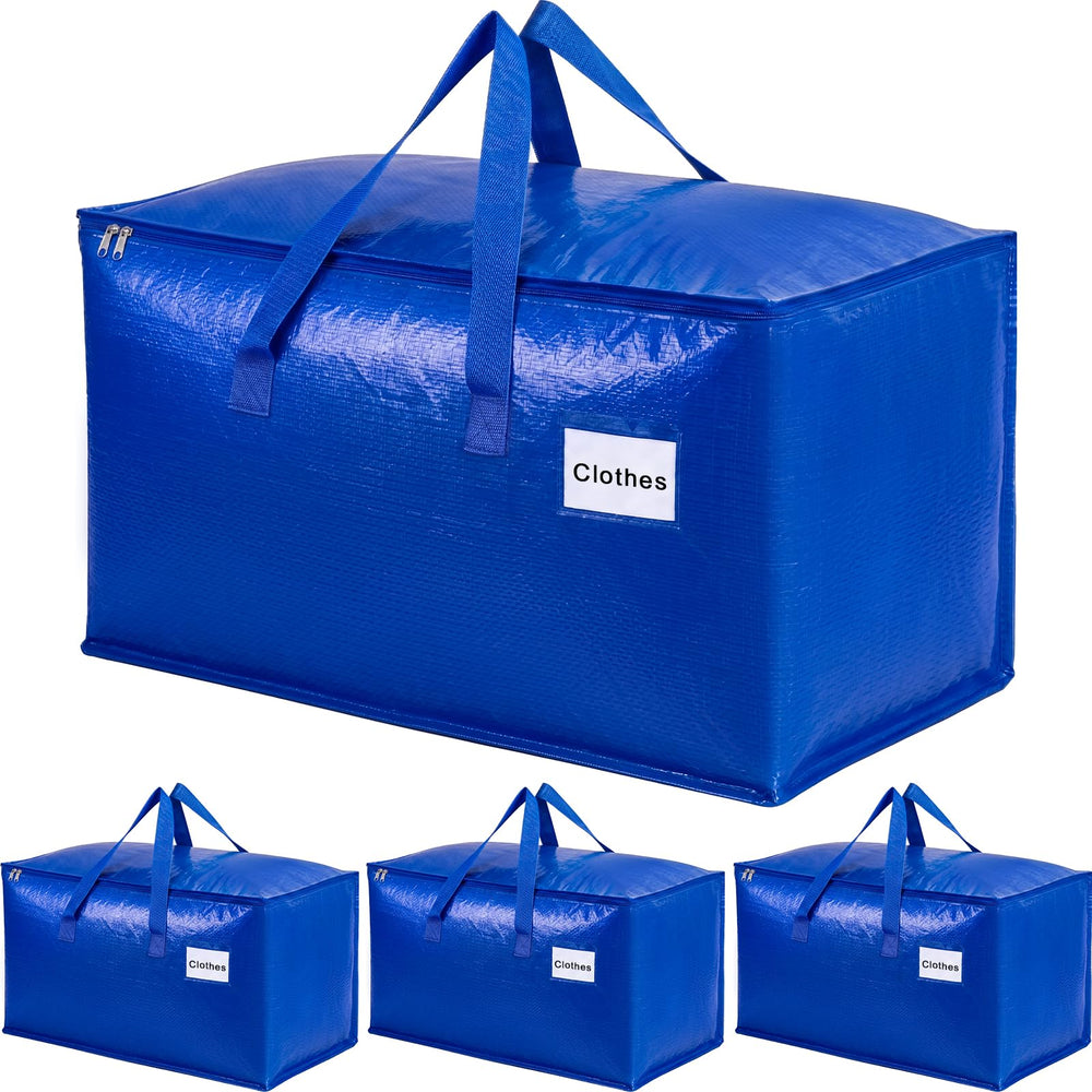 KYODOLED vista frontal del pack de 4 bolsas azul, solución ordenada