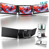 KYY vista frontal del extensor doble de pantalla mostrando productividad mejorada