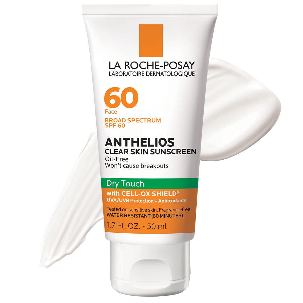 La Roche-Posay Anthelios front packaging showing SPF 60 for clear skin protection