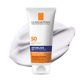 La Roche-Posay Anthelios frente del envase mostrando SPF 50 y uso deportivo