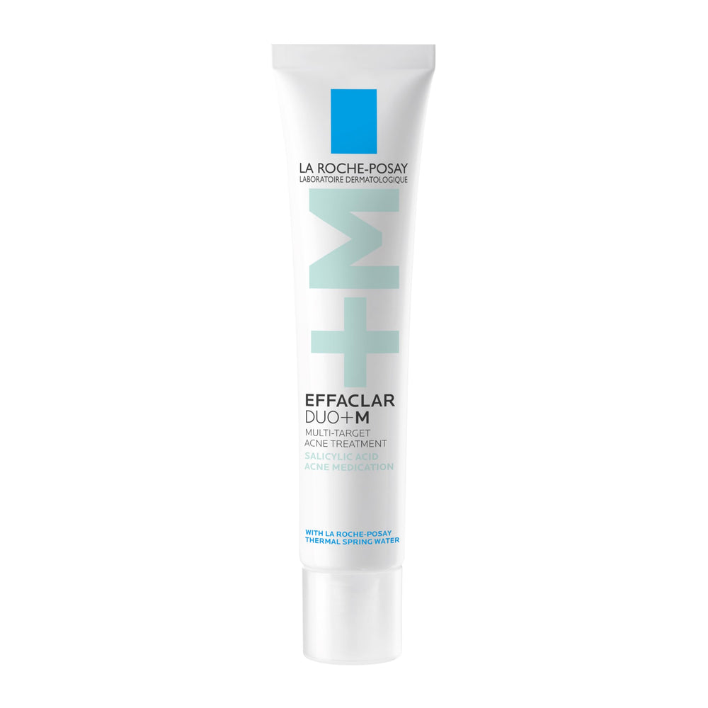 La Roche-Posay frente del empaque mostrando el producto y su beneficio antiacné