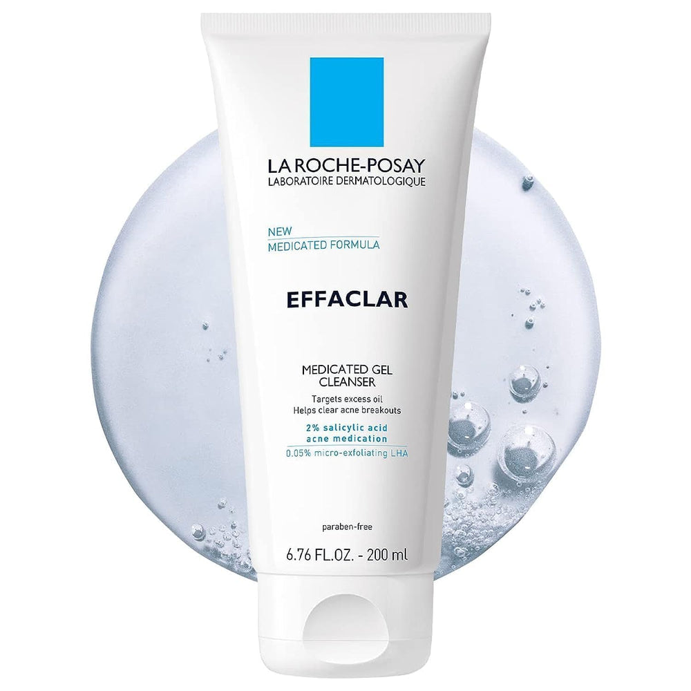 La Roche-Posay envase frontal mostrando gel limpiador para control de grasa