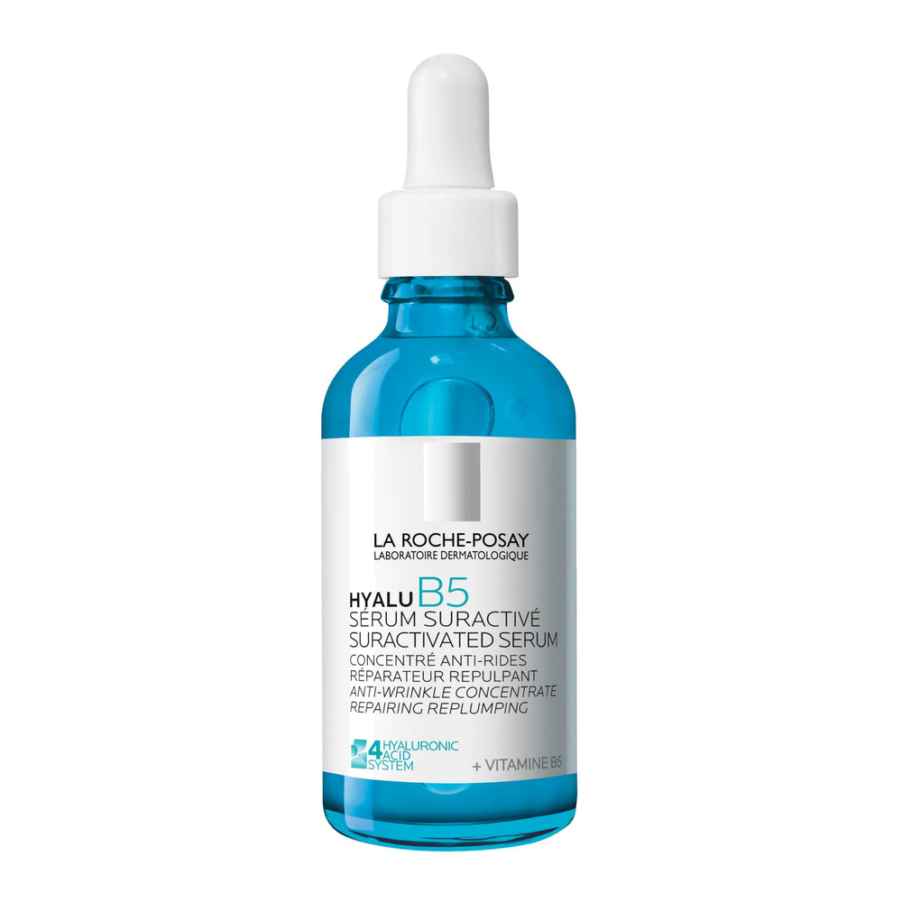 La Roche-Posay botella frontal mostrando el envase y beneficio hidratación