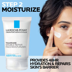 La Roche-Posay crema Double Repair textura ligera que se absorbe rápido