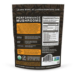 Laird Superfood polvo en cuchara destacando textura fina y facilidad de mezcla