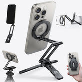 Lamicall front view showing compact tripod and stable stance for travel