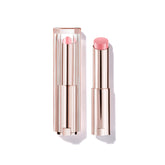 Lancôme Lip Idôle ButterGlow vista frontal con brillo evidente y presentación elegante