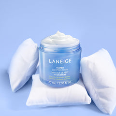 LANEIGE comparación de tamaño del tarro para visualizar cantidad