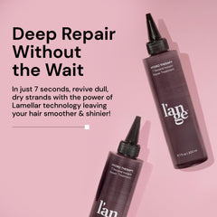 L'ANGE HAIR textura cremosa en primer plano hidratación ligera y deslizamiento