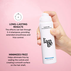 L'ANGE HAIR niebla del spray en primer plano mostrando textura ligera
