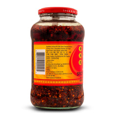 LAO GAN MA etiqueta con ingredientes y origen para identificación del producto