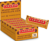 LÄRABAR empaque frontal mostrando 16 barras y beneficio de snack práctico