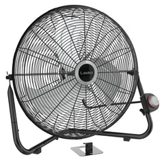 Lasko ventilador 2264QM frente en piso mostrando diseño y potencia