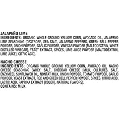 Late July etiqueta Non-GMO Project y listado de ingredientes claros