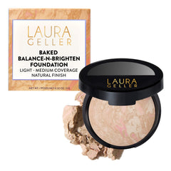 LAURA GELLER frontal del envase mostrando acabado compacto y elegante