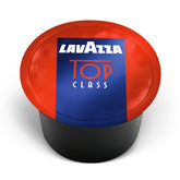 Lavazza caja frontal Top Class mostrando 100 cápsulas y diseño atractivo