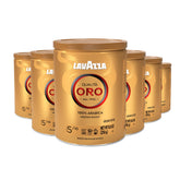 Lavazza Qualità Oro lata frontal mostrando diseño y conservación