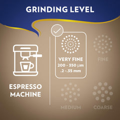 Lavazza Super Crema bolsa junto a cinta métrica para comparar tamaño y porciones