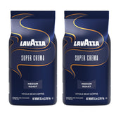 Lavazza Super Crema frente del empaque mostrando presentación doble y conveniencia