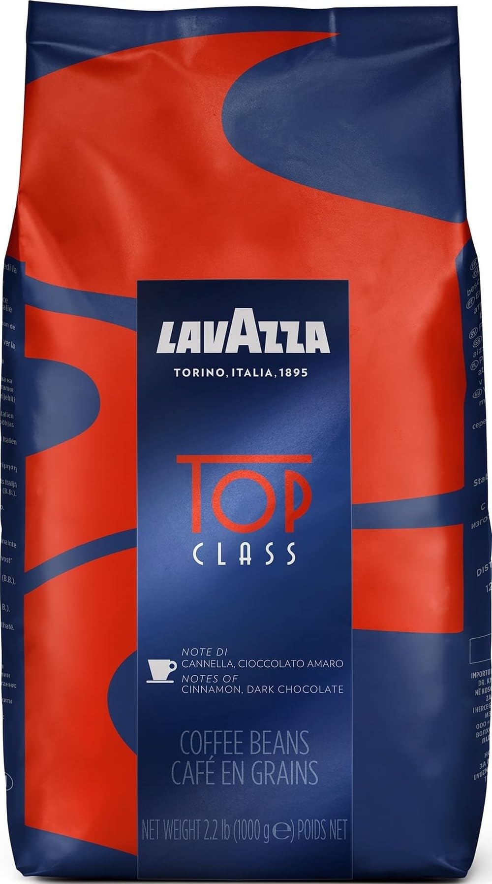 Lavazza empaque frontal mostrando la bolsa y frescura