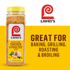 Lawry's entrada en textura granular que facilita adherencia y sabor