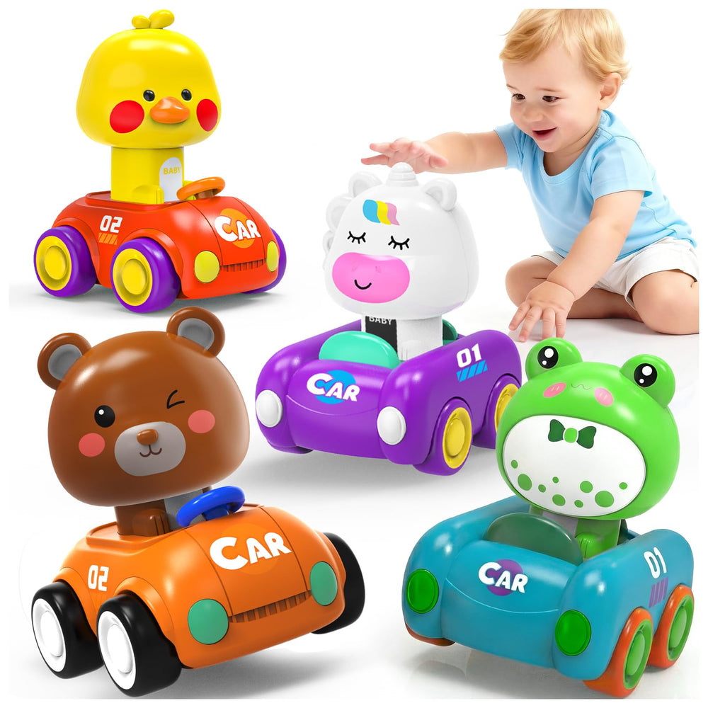 LBJGL paquete frontal mostrando los cuatro coches, ideal como regalo