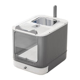 LCZLBRRD arenero frontal gris blanco que evita salpicaduras