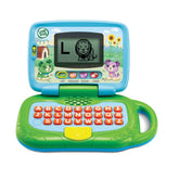 LeapFrog My Own Leaptop verde vista frontal con pantalla grande y botones claros para aprendizaje