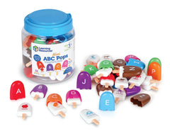 Learning Resources frasco con paletas ABC para almacenar y ordenar