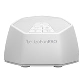 LectroFan EVO vista frontal mostrando controles y diseño compacto para dormir mejor