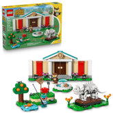 LEGO Blathers’s Museum frente del museo mostrando fachada y accesibilidad