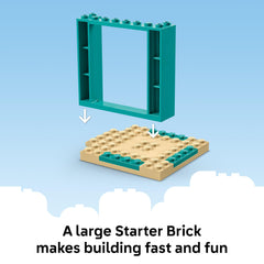 LEGO Bluey tobogán y sube y baja listos para escenas imaginativas